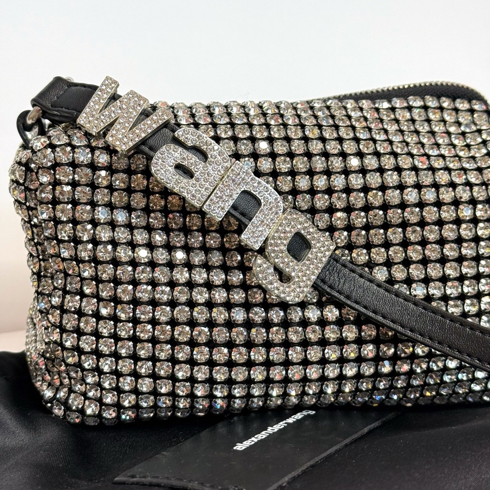 Alexander Wang Silver and Black Crossbody Bags - Picture 5 of 7